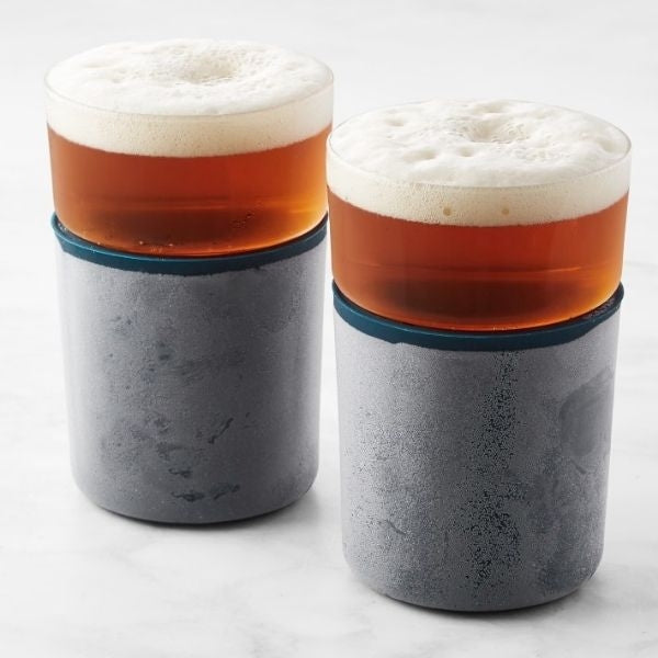 Enhance his beer enjoyment with these freeze beer glasses, a cool and practical Valentine's Day gift for husband