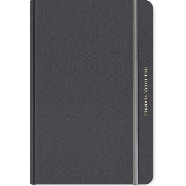 Full Focus Gray Linen Planner - A full focus gray linen planner to help your friend stay organized and productive.