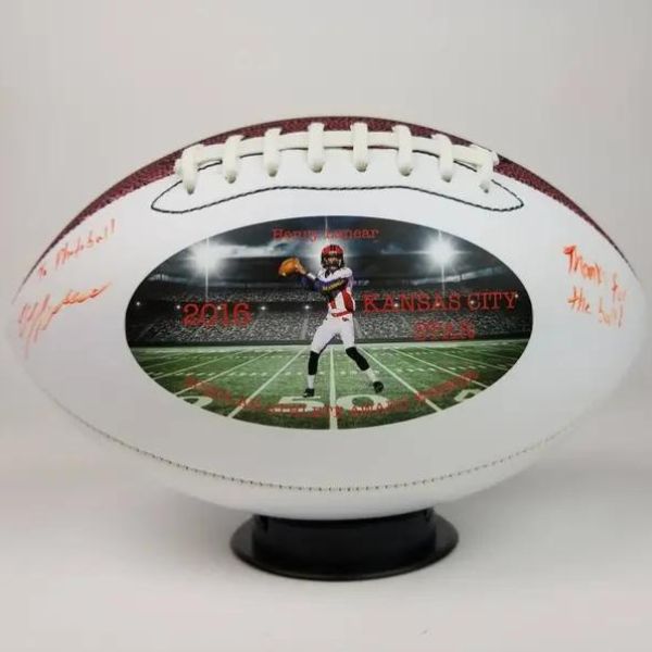 Full-size custom football, a personalized and impactful football coach gift