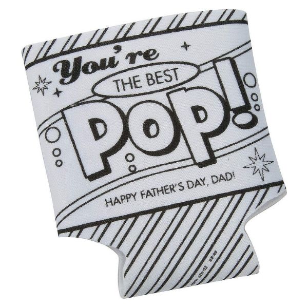 Keep Dad's drinks cool in style with Fun Express Color Your Own Father's Day Can Covers, a personalized touch to Father's Day celebrations.