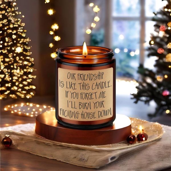 Light up their space with Funny Friendship Lavender Scented Candles - a delightful graduation gift.