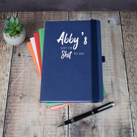 Funny Notebook for To-Do Lists, a witty and practical Funny Retirement Gift, turns the retiree's daily tasks into moments of laughter