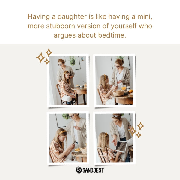 Amusing mother-daughter quotes, laughter shared