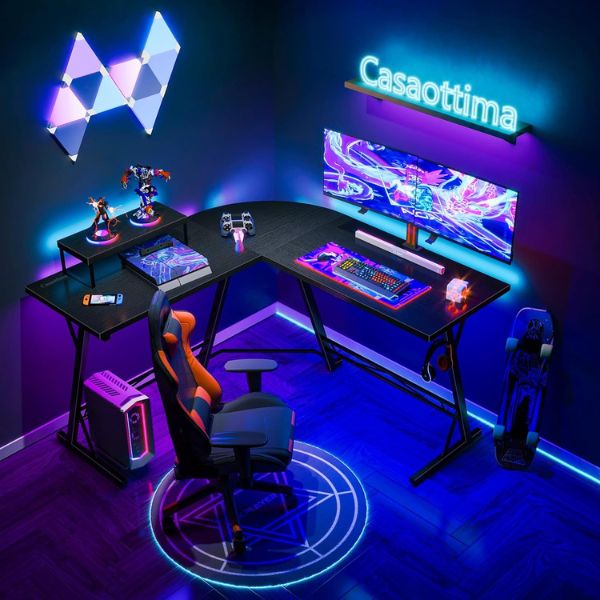 Gaming Corner Desk - Maximize space and comfort with a dedicated gaming desk.