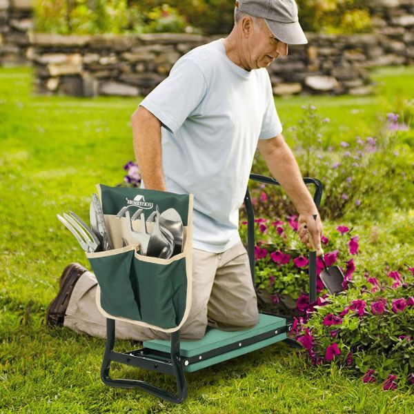Comfortable garden kneeler and seat, ideal gardening gift for dad’s ease.