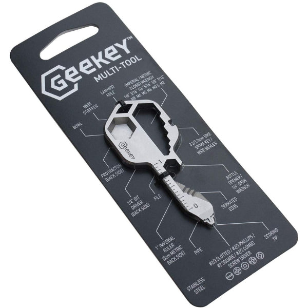 Geekey Multi-tool, a compact and innovative Father's Day gift for outdoorsmen who appreciate handy gadgets.