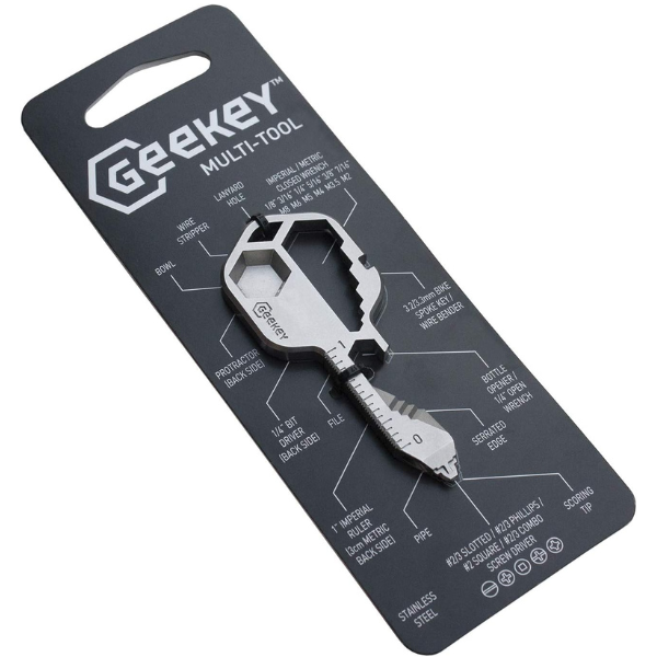 Geekey Multi-Tool, a handy and innovative selection in gifts for new dads.