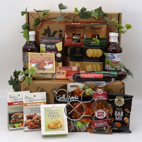 Gift Basket Village King Of The Grill Gift Box, a delightful treat for men who love to barbecue.