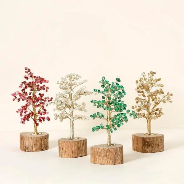 Gold Tree Ornament shimmers as a festive and elegant 50th anniversary gift, symbolizing growth and prosperity.