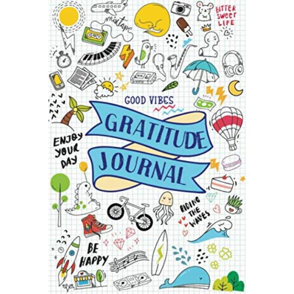 Promote positivity with the 'Good Vibes' Gratitude Journal - a gratitude-focused graduation gift.