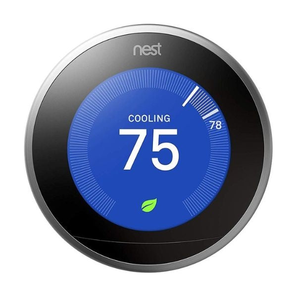 The Google Nest Learning Thermostat is a smart Christmas Gift for Parent.