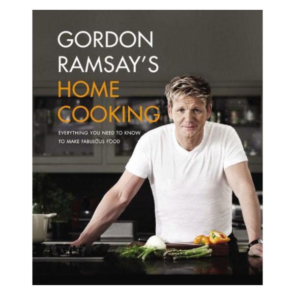 Gordon Ramsay's Home Cooking Cookbook as an inspiring 6 month anniversary gift for food enthusiasts.