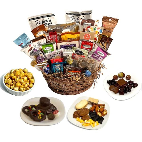 Enjoy the Gourmet Cookie and Brownie Basket, a deliciously indulgent Mother's Day gift.