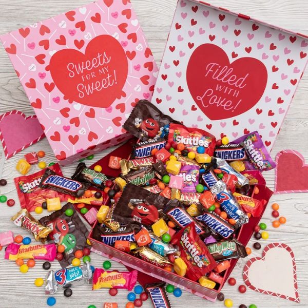 Gourmet Gift Baskets Love Is All You Need Candy Stash is a sweet expression of love.