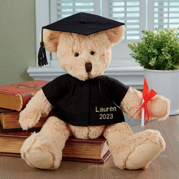 Hug them from afar with a Graduation Bear Plush - a comforting graduation gift.