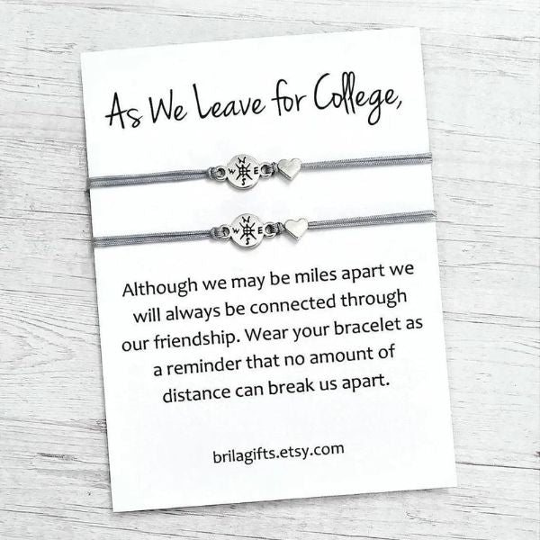 Celebrate your friendship with a Graduation Friendship Bracelet - a meaningful graduation gift.