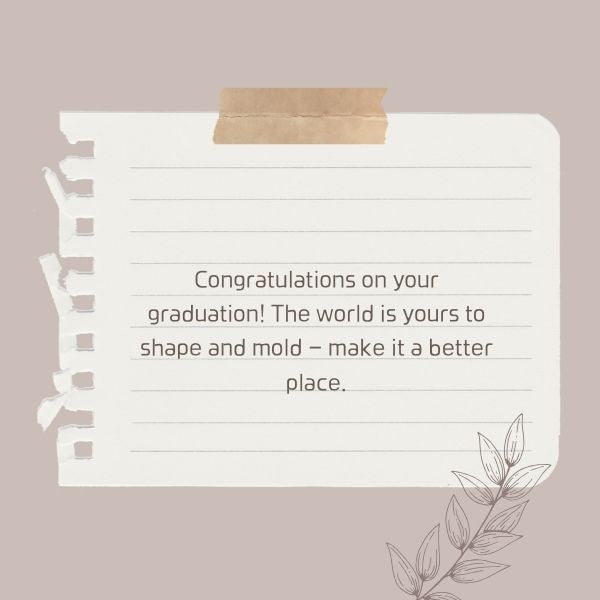A celebratory kindergarten graduation quote in a speech bubble.