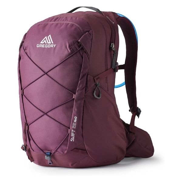 Gregory's Swift 22 backpack is sized right for women's frames with stretch pockets.