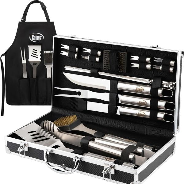 Complete Grill Set, an ideal father's day gift for brothers who love barbecuing.