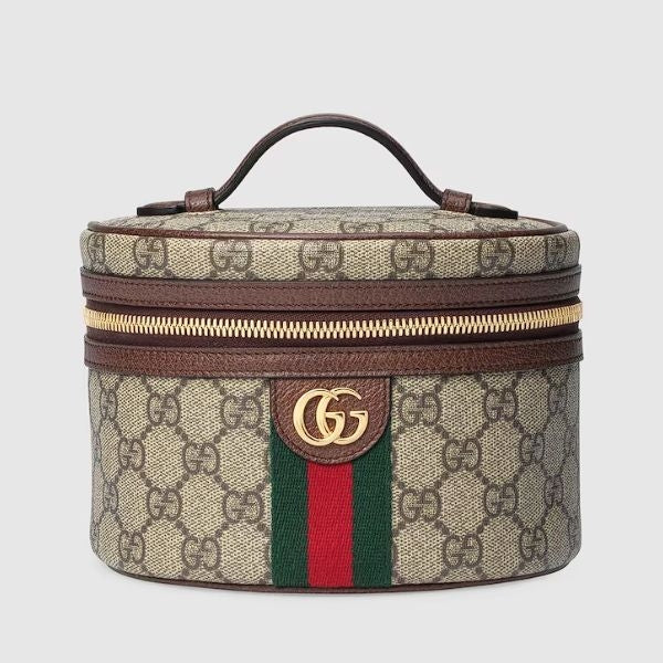 The Gucci Ophidia Cosmetic Case adds a touch of glamour to her daily routine, making it a delightful anniversary gift for your wife.