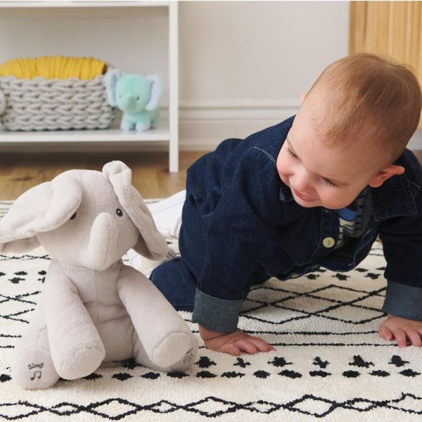 Embrace cuddles and play with Gund Flappy the Elephant, a lovable plush friend for endless moments of joy.