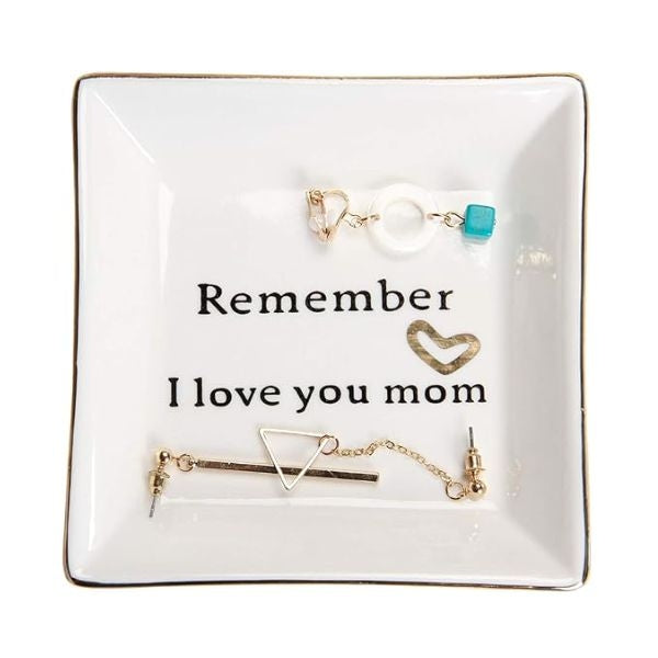HOME SMILE Jewelry Tray, an elegant and functional valentines gift for mom's precious items.