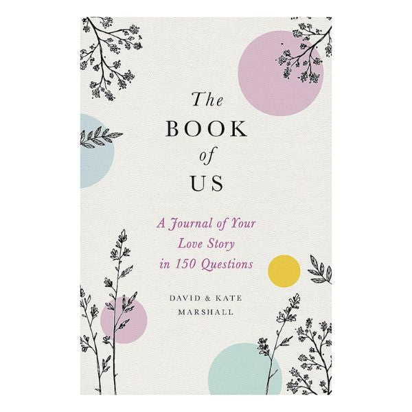 Hachette Books' 'The Book of Us', a journal that chronicles your love story through 150 questions, a unique anniversary gift for couples.