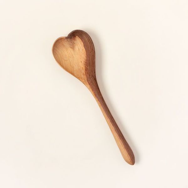 Hand Carved Heart Serving Spoon 50th birthday gift ideas for mom