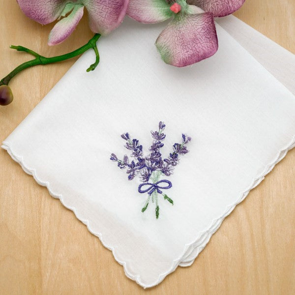 Hand-embroidered handkerchiefs, a cherished DIY gift for mom, showcasing your artistry and affection.