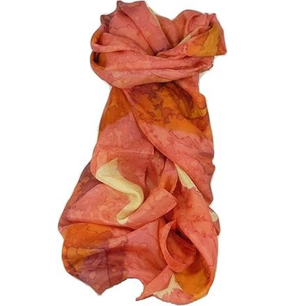 A hand-painted silk scarf, a unique DIY gift for mom, displaying your artistic touch and love.