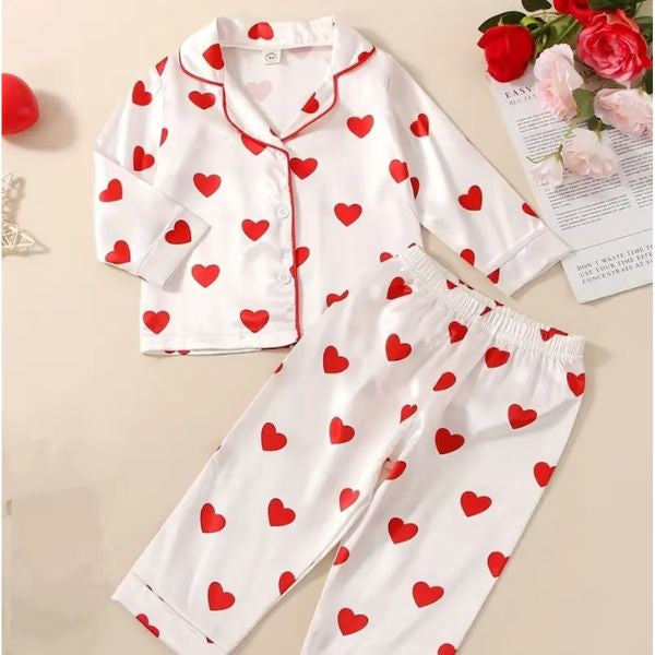 Hand-Sewn Pajamas with Heart Prints, snuggle up in style with DIY Valentine's gifts that radiate warmth and affection.