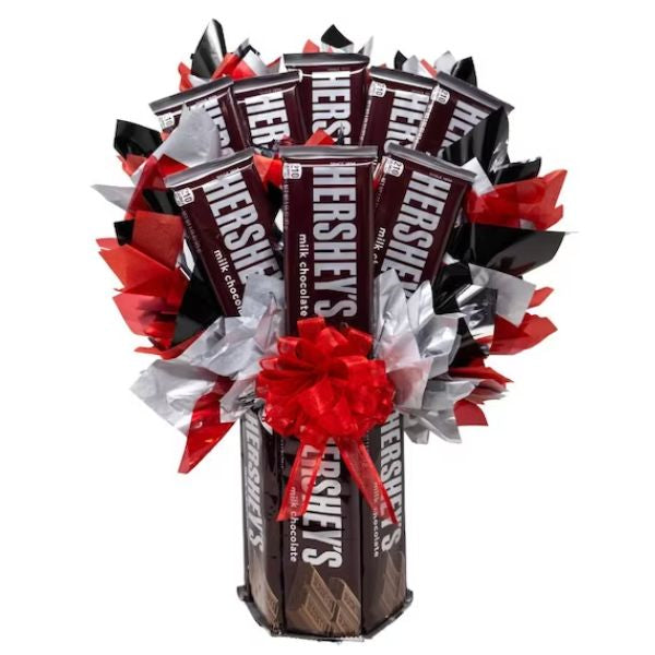Handcrafted Chocolate Bouquet, a unique DIY Valentine's gift idea, combining the beauty of flowers with the indulgence of chocolate.