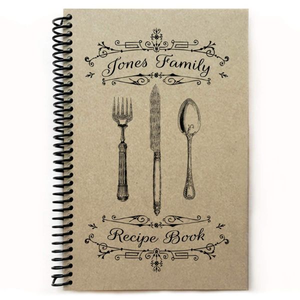 Craft and preserve your recipes in a Handcrafted Recipe Book, a culinary treasure.