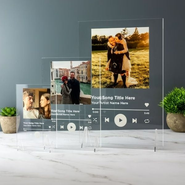 Turn your favorite song into a visual memory with a Handmade Spotify Picture Frame.