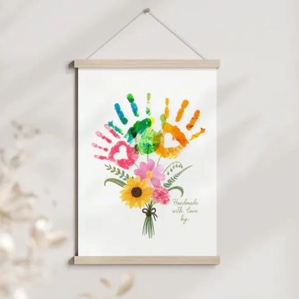 Capture a moment in time with Handprint Art, a sentimental Mother's Day gift for your girlfriend.