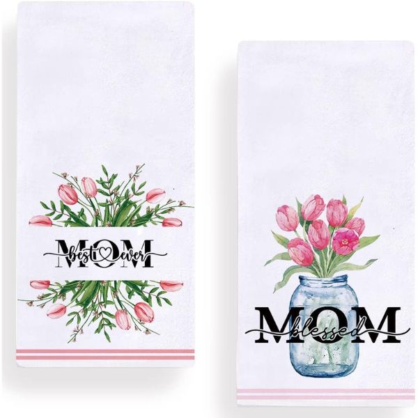 Handprint Tulip Towels are charming 'DIY gifts for grandma', symbolizing warmth and care.