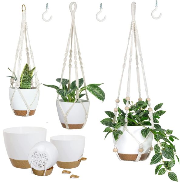 Hanging Planters serve as enchanting 'DIY gifts for grandma', bringing a touch of nature indoors.