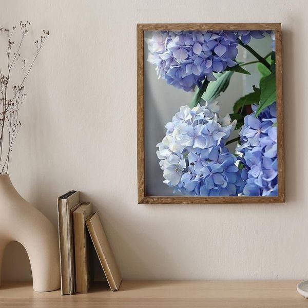 Happily Hydrangea Paint By Numbers Kit, a tranquil mothers day gifts for grandma.