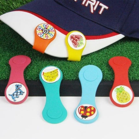 Stylishly designed hat clip golf marker with intricate detailing, an ideal addition to elevate any golfer's accessory collection