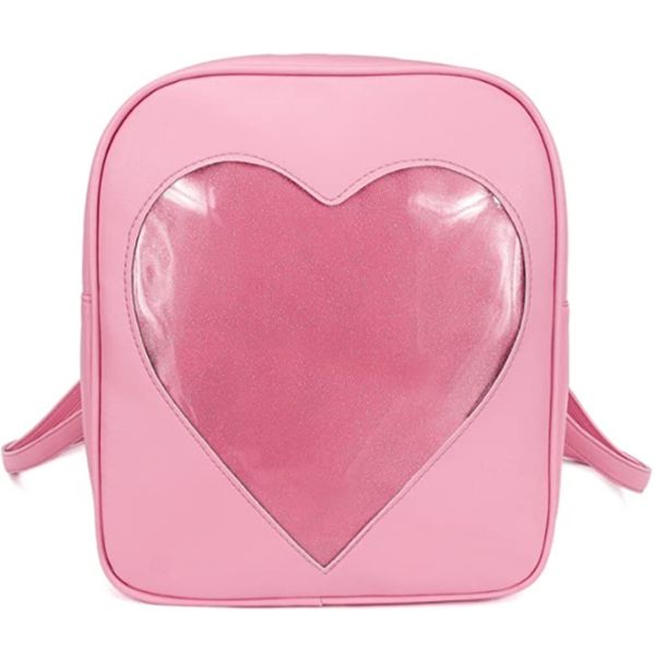 Happy kids proudly sporting their Heart-Shaped Kids' Backpack, a charming and practical Valentine's Gift for Kids