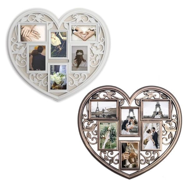 Frame your cherished moments in a Heart-Shaped Photo Frame, a DIY Valentine's gift that adds a touch of romance to any room.