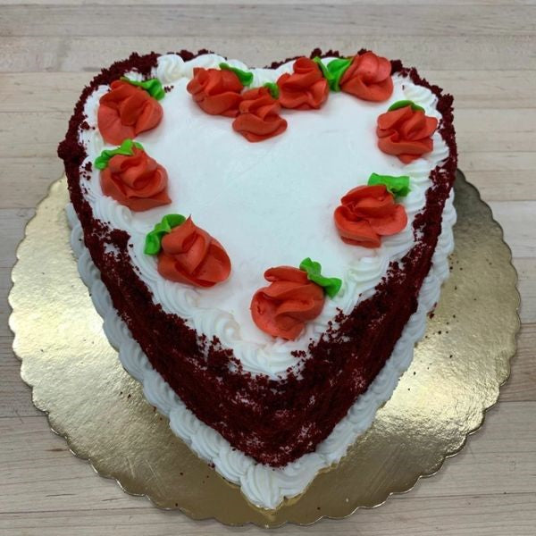 Heart-Shaped Red Velvet Cake, a classic and romantic DIY Valentine's dessert that speaks volumes of love.