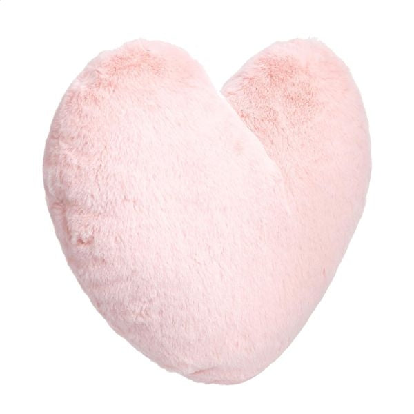 Cozy Heart Shaped Throw Pillow, a perfect valentines gifts for teens' rooms.
