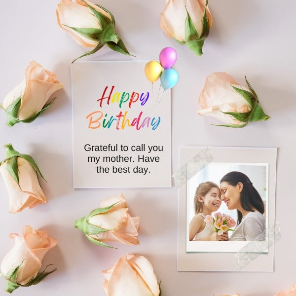 Express your deepest emotions with touching birthday wishes that let your mom know how much she means to you.