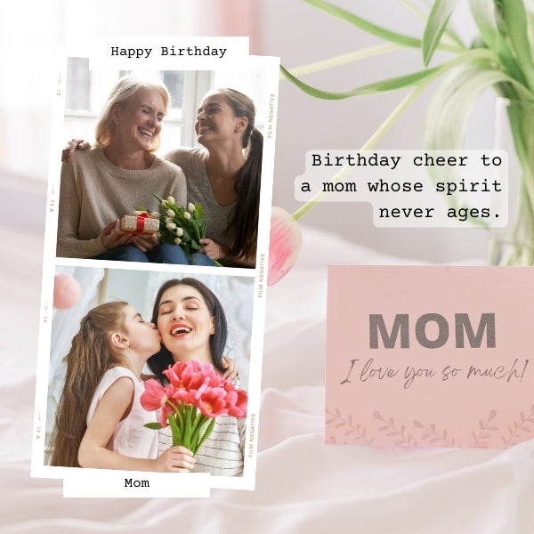 Heartfelt birthday wishes for mom in a short and sweet message that shows your love and appreciation.