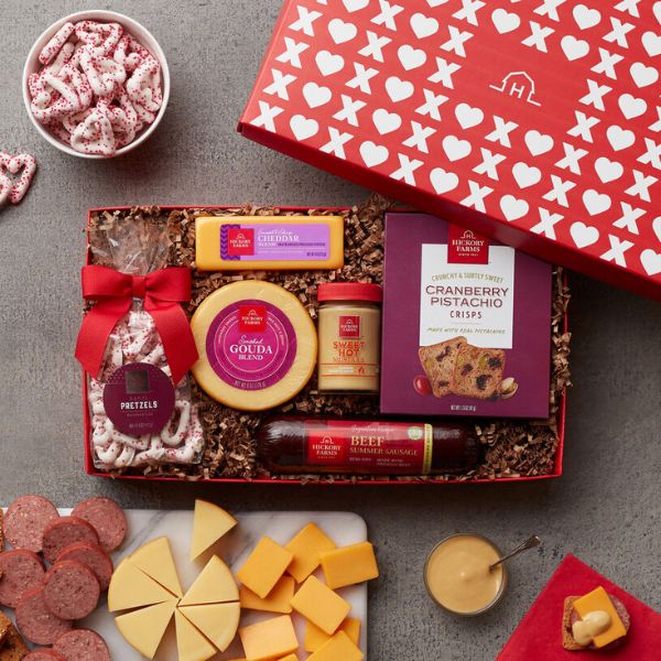 Hickory Farms Heartfelt Treats Gift Box is a delightful Valentine's Day treat.