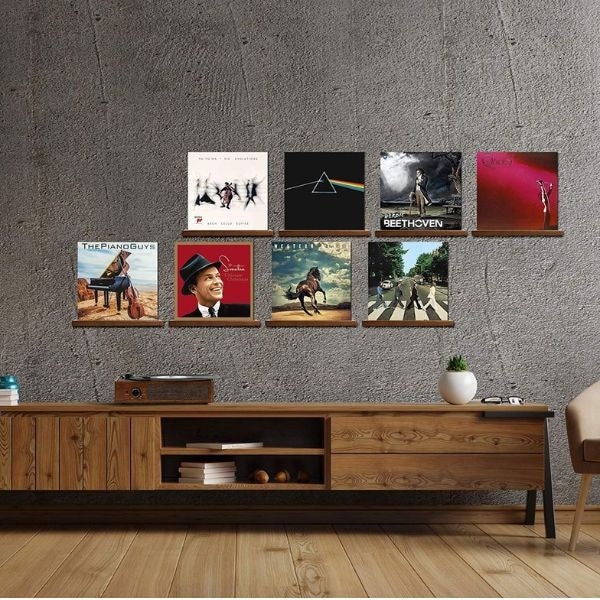 A set of 8 Home Record Shelves is perfect for dads who love music collections