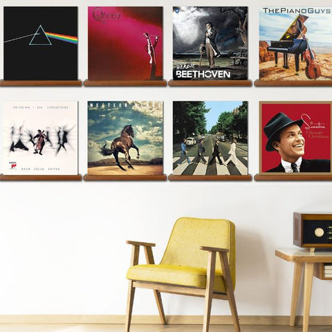 Home Record Shelves bring harmony to Simple Father's Day Gift Ideas for music lovers.