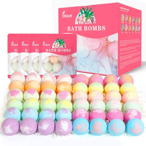 Aromatic homemade bath bombs, the perfect addition to your DIY gifts for mom.
