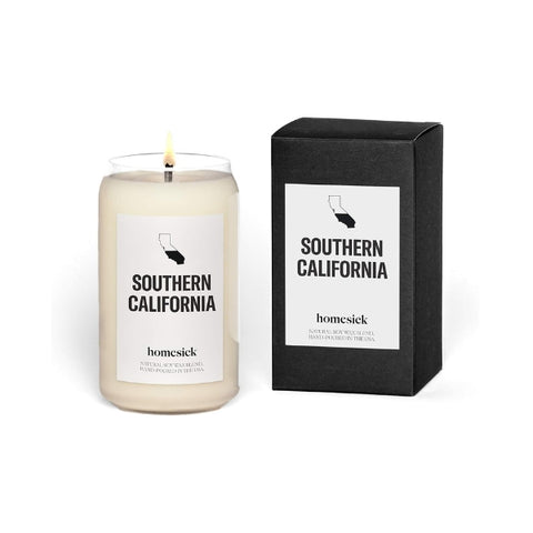 Homesick Premium Scented Candle provides comforting aromas, a thoughtful gift for men under $50.